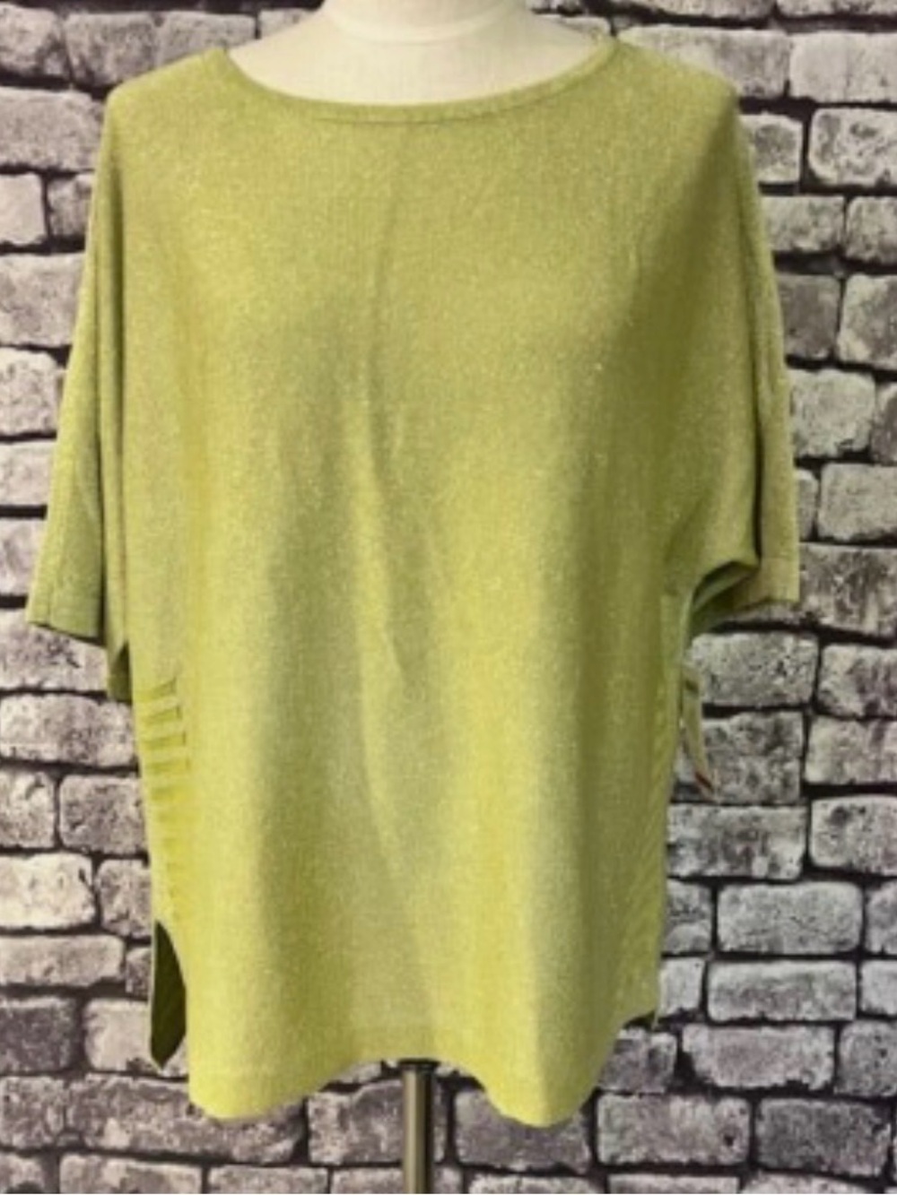 Chico's 3/4 Sleeve Pullover Sweater Size 1